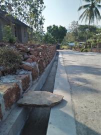 Pembangunan Cor rabat dan Drainase Jalan desa